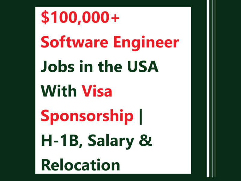 software engineer jobs USA visa sponsorship